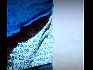 A lone girl masturbating her boobs and ass hole