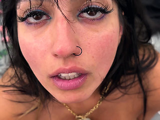 Aaliyah Yasin Fucks a Guy Whilst on Break From a Porn Shoot