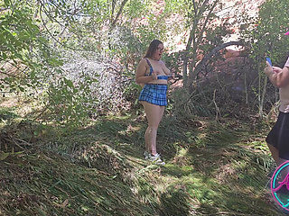 Behind the Scenes Photo Shoot - Ashley at Ash Creek Spring