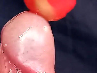 He Came 3 Times with a Lollipop in His Dick