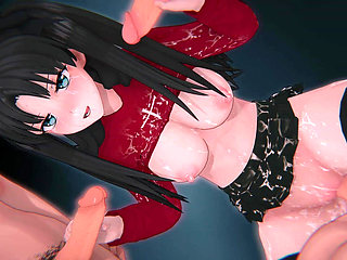 Honkai: Star Rail X Fate/stay Night - Rin Gems Shattered: Bound Mage & POV Threesome DP