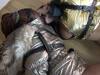 Coco & Mila's Sensual Puffer Jacket Bondage Escapade! (fullhd)