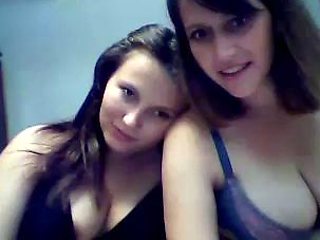 Lesbian big boobed ebony babes