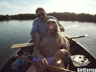 Jasmine Tame Big Boobs Kayak Adventure Fuck Jizz Mouth!