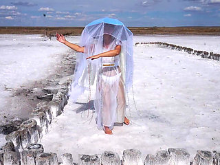 White Silence on Salt Lake Elton