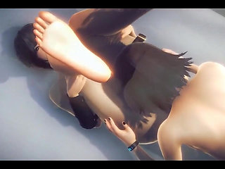 Final Fantasy Hentai - Yuffie Sex at Hospital Bed - Japanese Asian Manga Anime Film Game Porn