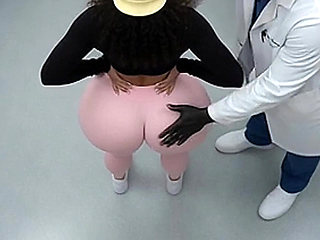 Petite Big Ass Girl Twerking in Tight Pink Leggings and Thong