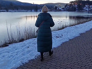 Amateur Blonde Mature Wife Enjoys Sex After Walk