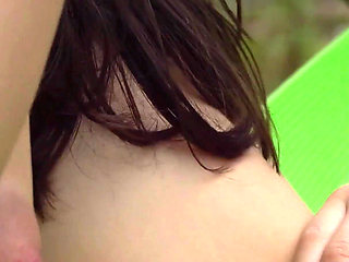 Sasha Rose and Henessy are fingering and licking holes in the open air