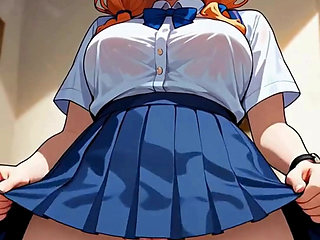 Anime Girls Get Banged Showing Asshole