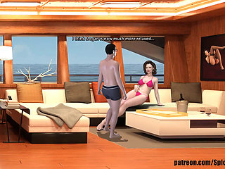 Adventures of Willy D: hot MILF is jerking cock on the yacht ep 4