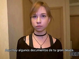 Teen Eva Abel Pays Debt With Hot Russian Sex - Shaved Pussy Action