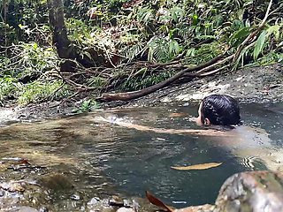 Filming My Stepdaughter in the River