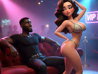 Ep 9-from Chubby & Ignored to Curvy Cock Tease-wife in Emerald Micro Bikini with a Handsome Black Man