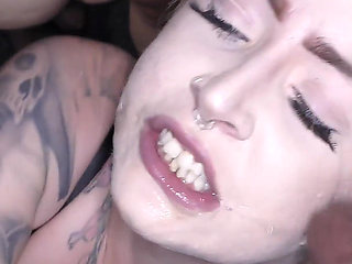 Wild UK Whores Sucking All the Cocks in the Room Equally