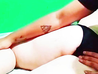 stepmother receive a rich hot massage