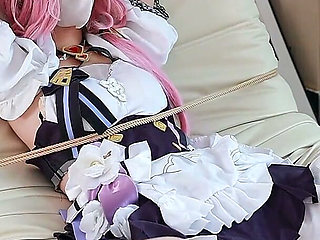 Barefoot Girlfriend Cosplay, Leg Restraint Apart