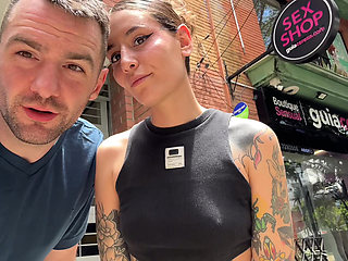 Small Perky Tits Tattooed Argentinian Slut Fucked Hard After a Trip to The Sex Shop