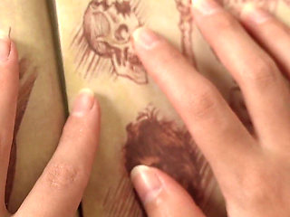 The Girl Found the Book of Evil and Conjured a Flying Dick for Herself