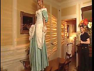 Blonde German Hot Mom with Bubble Butt Rides Huge Cock in Vintage