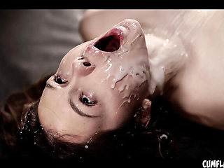 Peachy Alice Takes Massive Cumflation Creampie - Big Tits & Giant Ass Fuck