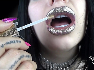 Pop for my big shiny lips: Cum countdown!