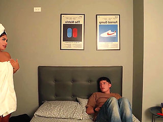 Booking Error! I Share a Bed with Stranger in Motel and We End up Fucking