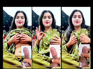 Insta Queen showing her boobs on video call jerk off for bf mms video