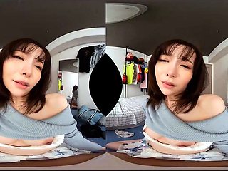 Japanese teen in uniform sucks jerks POV cock