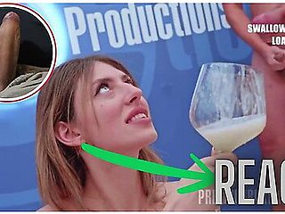 React: 213 Loads For A Slavic School Teacher That Gulps It All In A Big Mouthful And Gokkun Bukkake