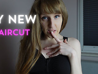 I Am Showing You My New Hairstyle