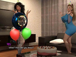 Pure love: Sexy girls with big tits and they are all in love in the same guy-Ep16