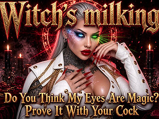 Witch’s Milking. Do You Think My Eyes Are Magic? Prove It with Your Cock