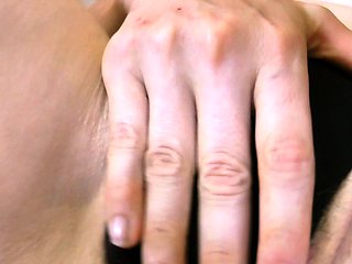 Sweet beauty masturbating on webcam close up