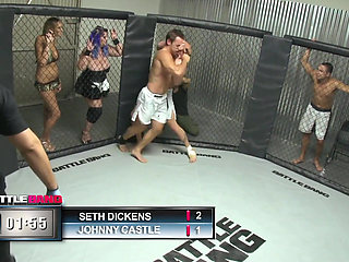 Amazing tasty twat of chick waits wide open for giant dick pole it