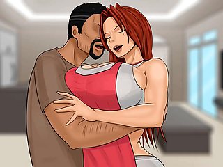 Big ass twerking, busty ginger, curvy red head