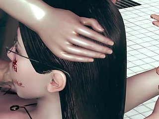 Bathroom Slut Facefucked