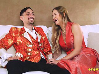 Blonde Stella Cardos Big Tits Shine in Sheer Lingerie During Sloppy Blowjobs and Rough Hard