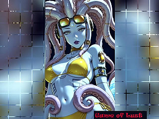 Gol Busty Alien Fantasy Animation V2