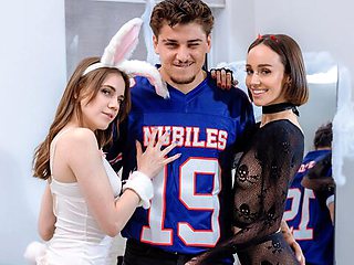 Nubile Films featuring Christina Sage and Rose-caarter's ffm porn