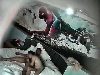 Amateur couple copulation on hidden cam