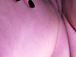 Close-up View of Busty Redhead Nicole Bunny's Pussy