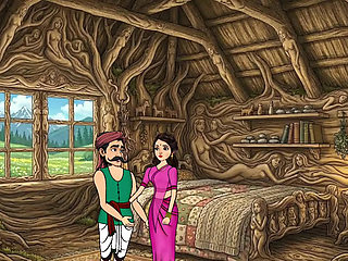 Both Anjali and Coconut Wala have sex with big cocks in their bedroom.