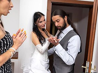 Fine-looking Milena Ray's bride porn