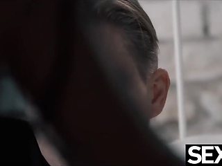 Taking Her Paramour Back to Sofa for an Strong Sucky-sucky and Pulverize (Alexis Crystal, Max Dior)