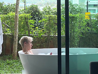 Twink Takes a Shower and Calls His Stepdad to Fuck Him