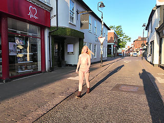 Public Places Nude: WoodBridge, England