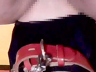 Mayu No.69 a Beautiful Girl with a Full Head Mask, Collar and Leash, She Is a Masochist and Sexually Trained