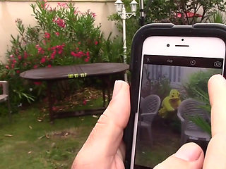 French dude used bareback in the garden