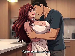 Big tits stepmom teaching her stepson the pleasures of intimate touch